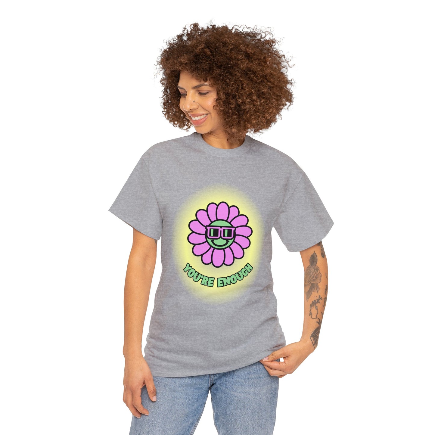 "Smiling Flower" Affirmation Tee