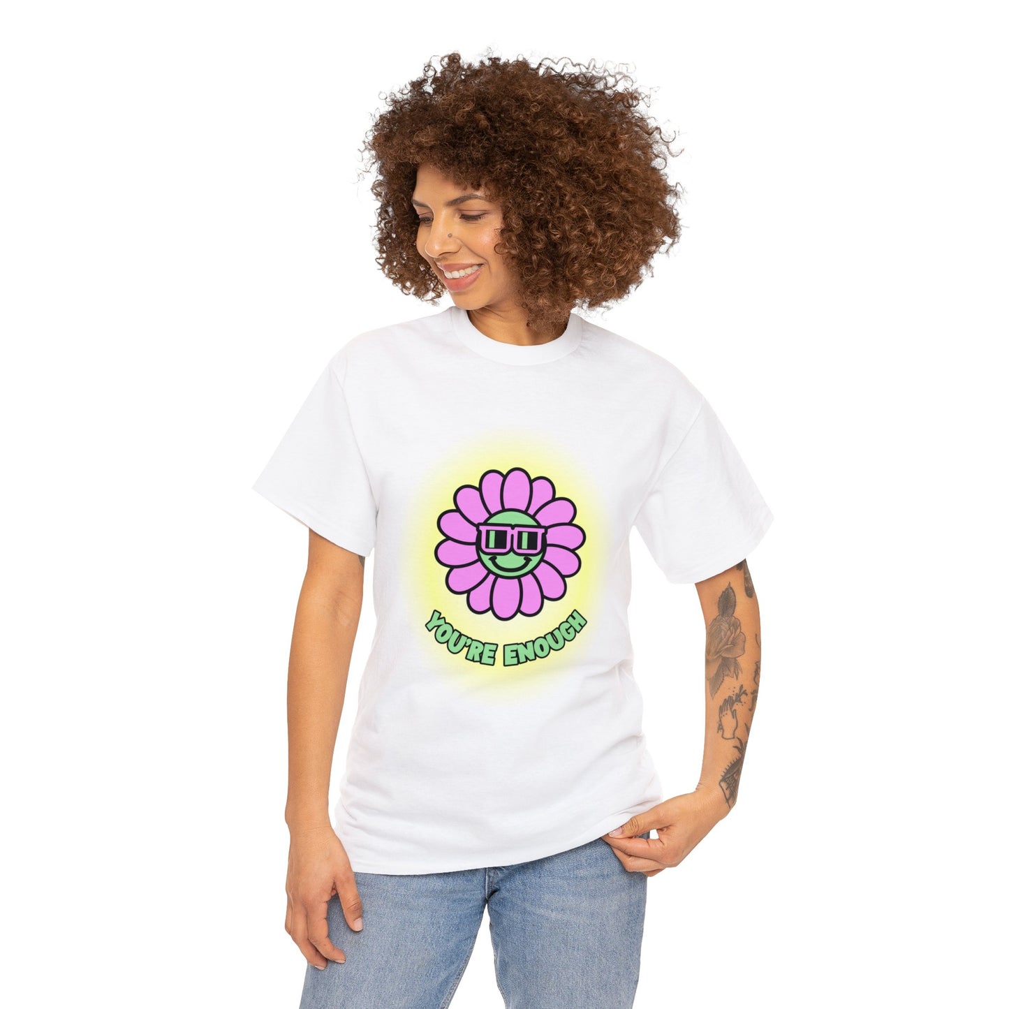 "Smiling Flower" Affirmation Tee