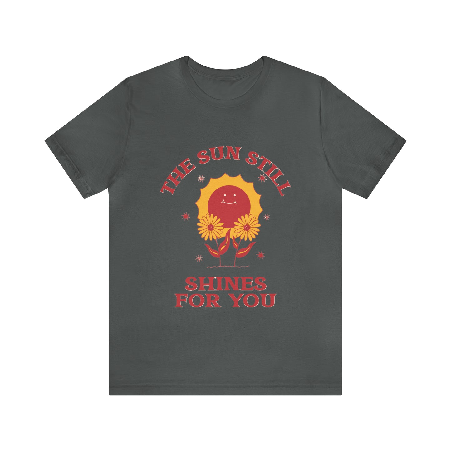 Sunshine Embrace T-Shirt on Unisex Jersey Short Sleeve Tee