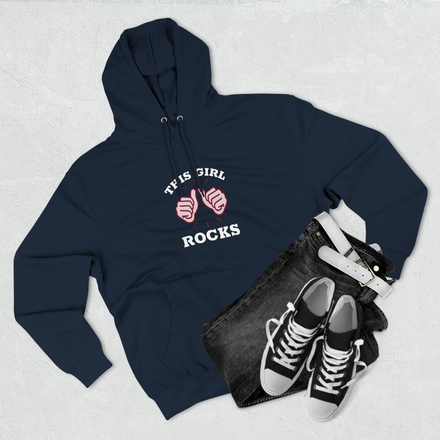 "This Girl Rocks" Confidence Hoodie