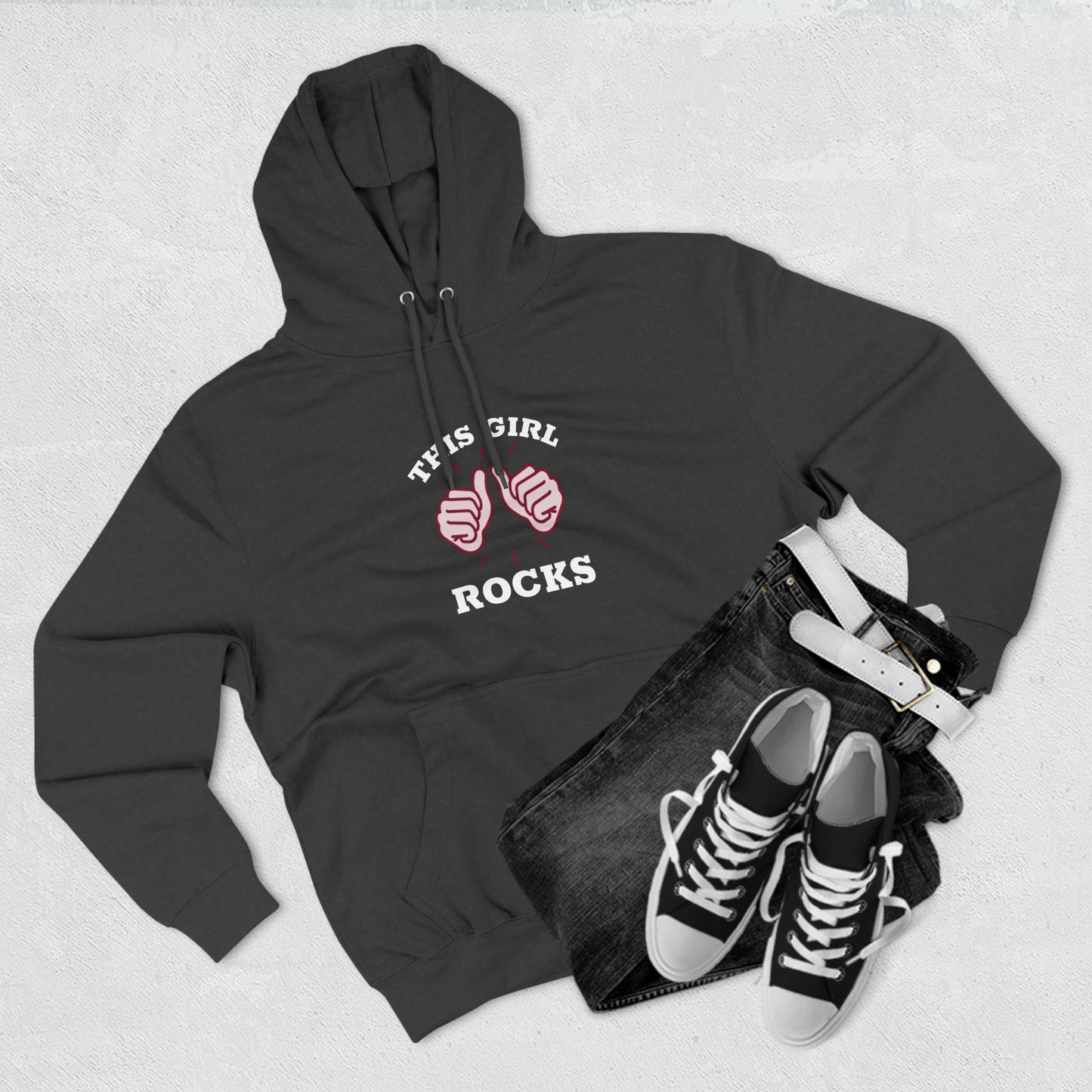 "This Girl Rocks" Confidence Hoodie