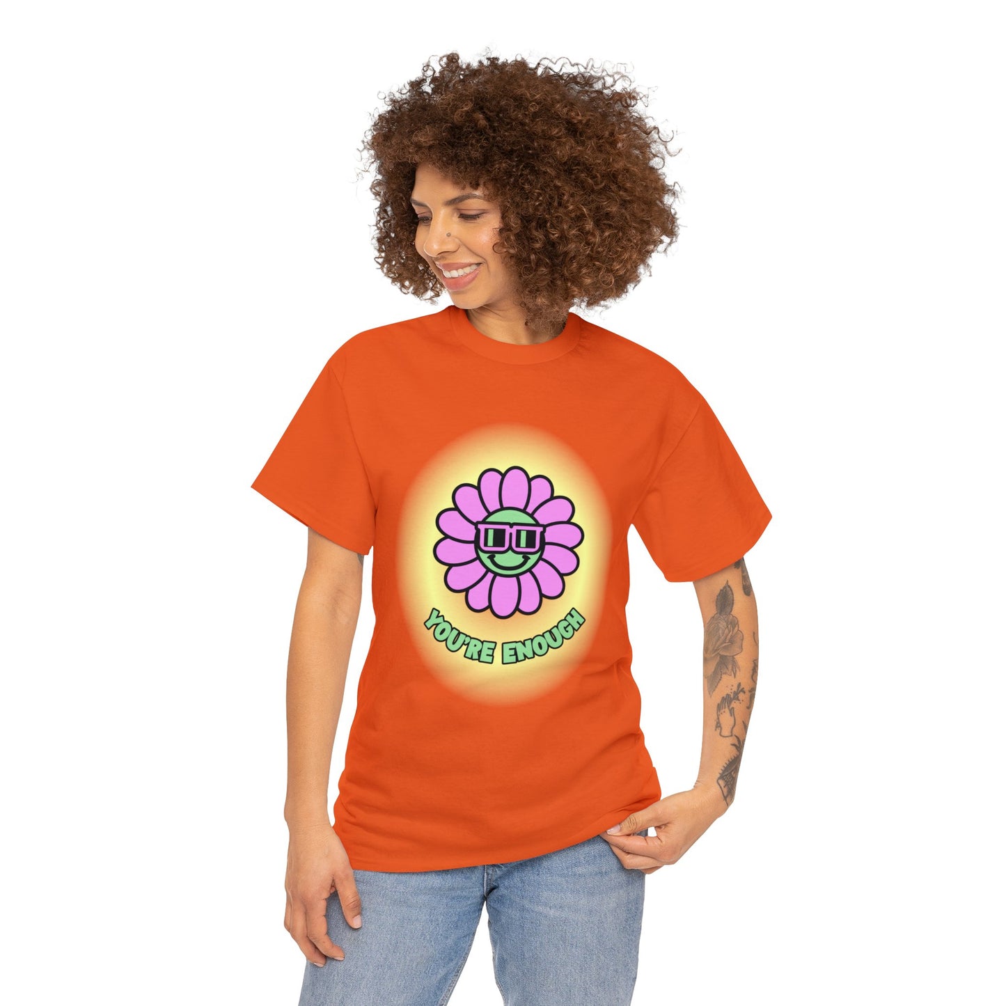 "Smiling Flower" Affirmation Tee