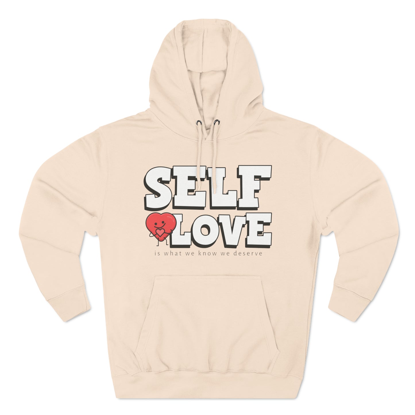 Three-Panel Fleece Hoodie