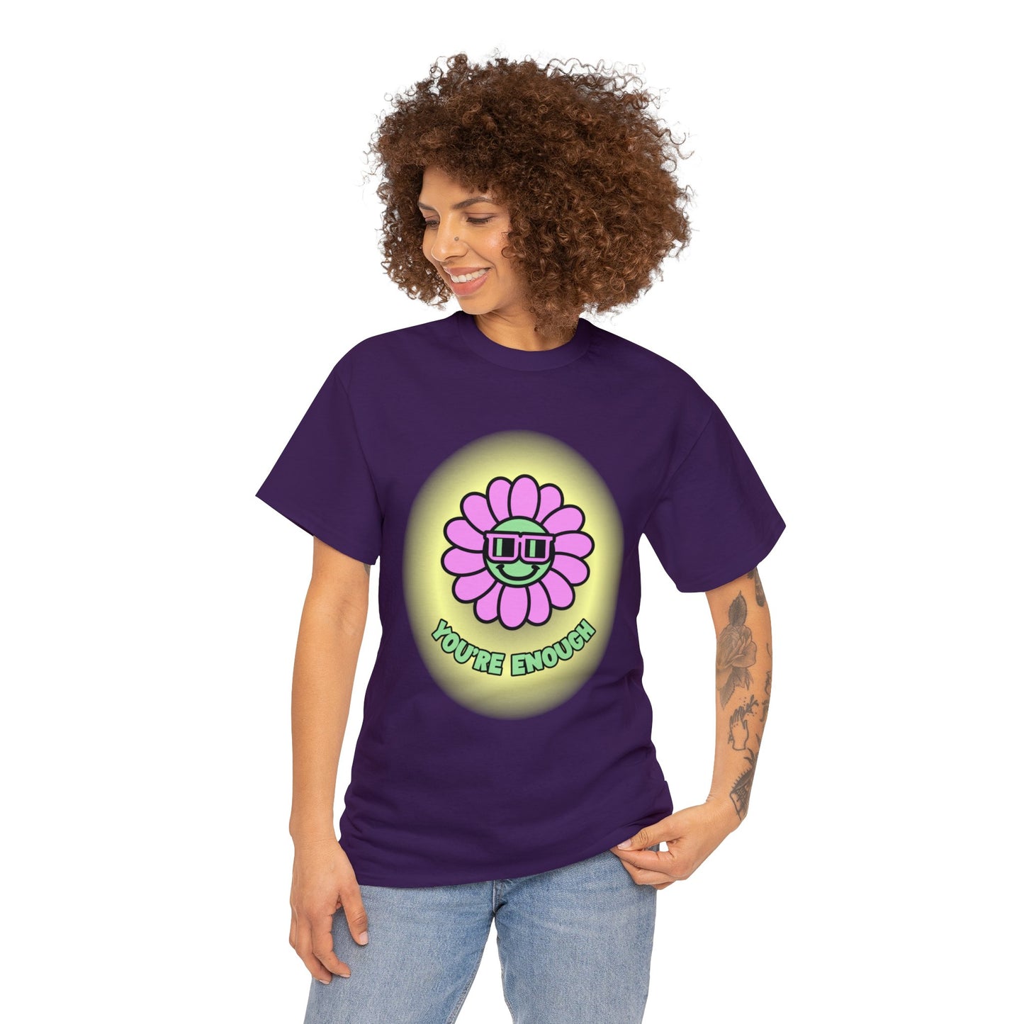 "Smiling Flower" Affirmation Tee