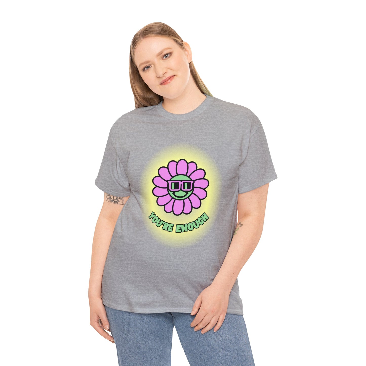 "Smiling Flower" Affirmation Tee