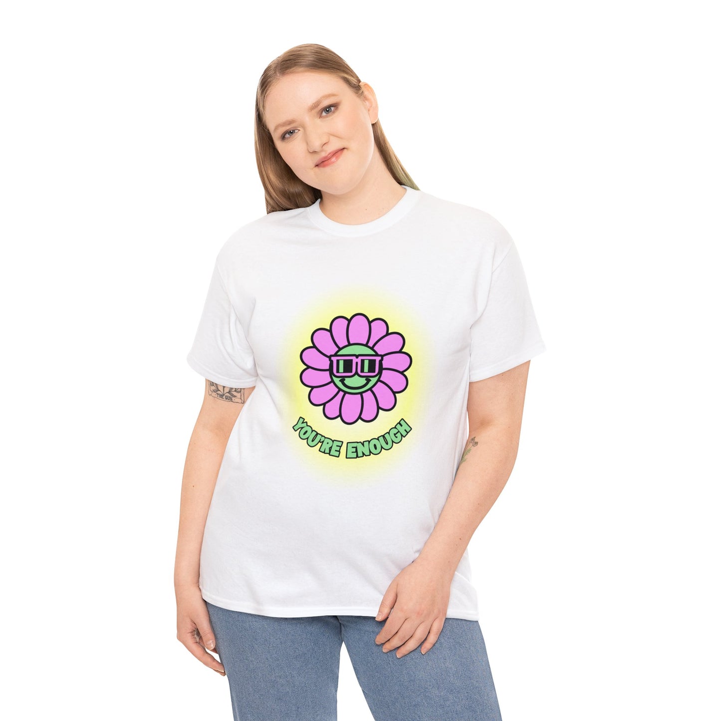 "Smiling Flower" Affirmation Tee