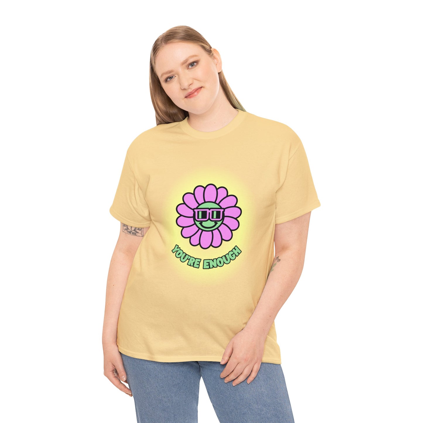 "Smiling Flower" Affirmation Tee