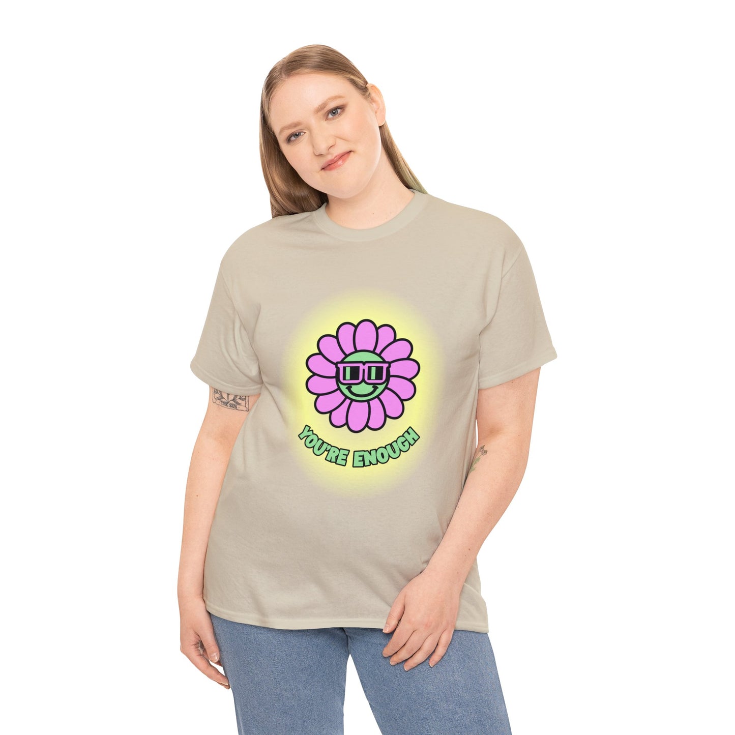 "Smiling Flower" Affirmation Tee