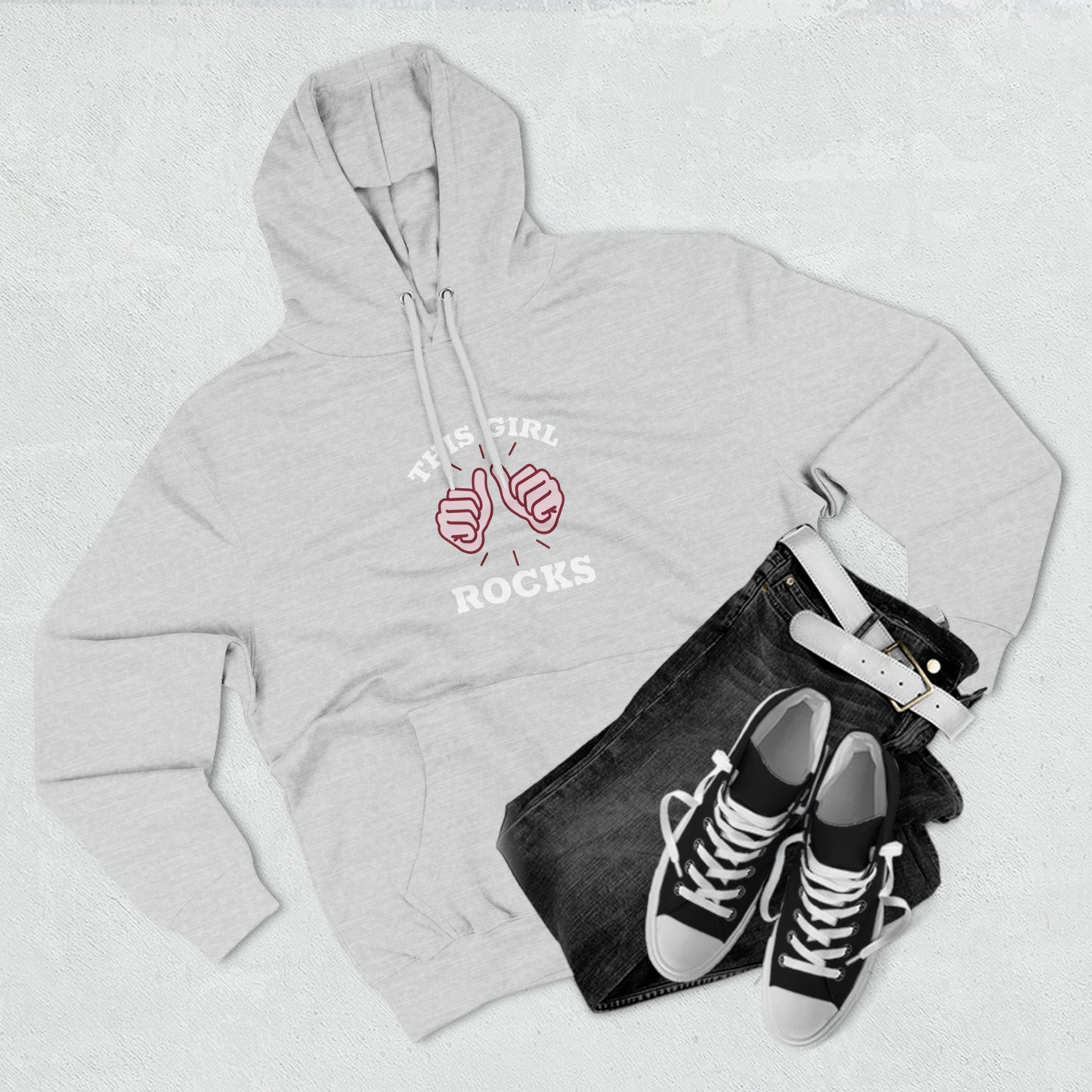 "This Girl Rocks" Confidence Hoodie