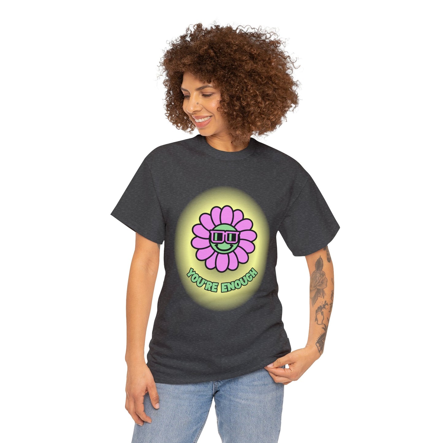 "Smiling Flower" Affirmation Tee