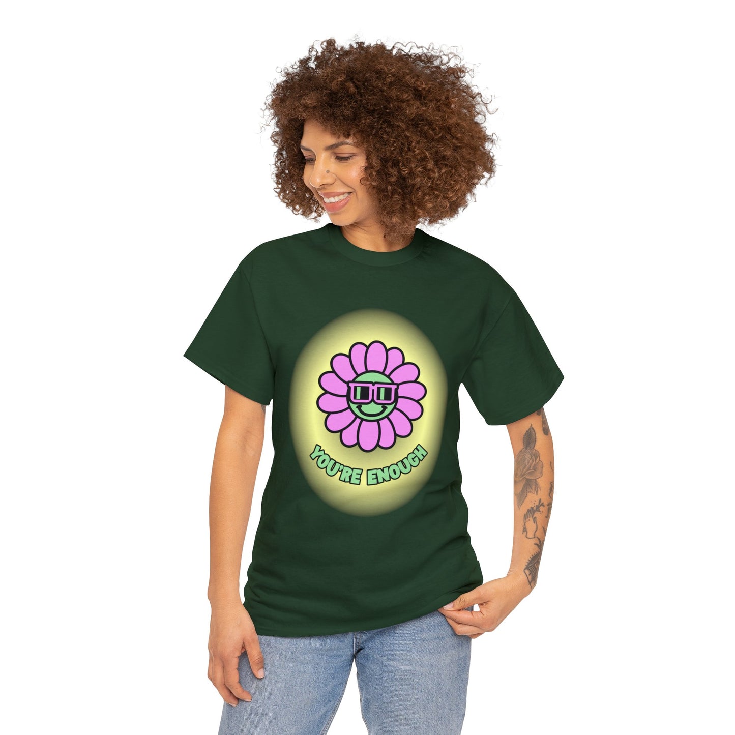 "Smiling Flower" Affirmation Tee